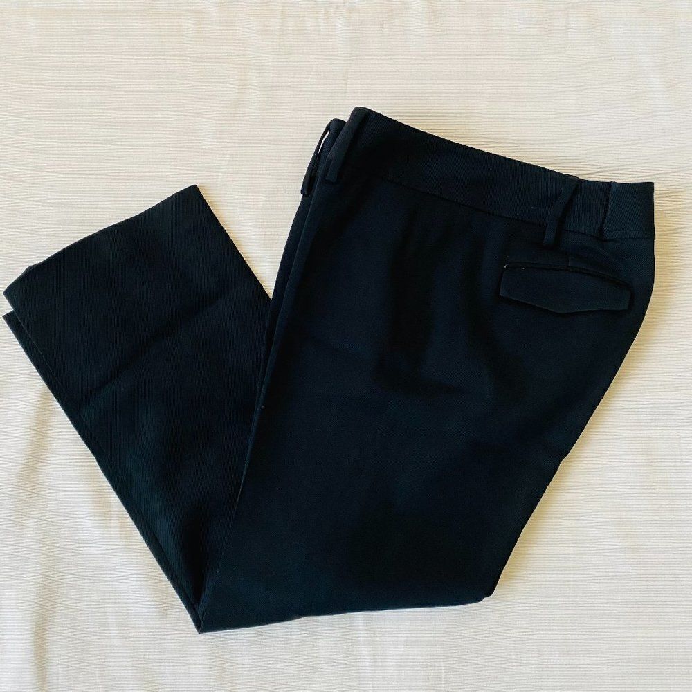 Ann Taylor Women Straight Pants Black Wool Lined 4
